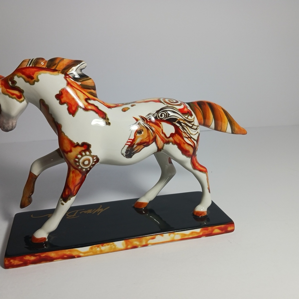Trail of Painted Ponies 2009 Petroglyph Pony 12290 Signed Lynn Bean - Picture 3 of 8